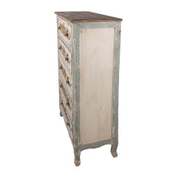 Clayre & Eef Buffet 79x37x120 cm Beige Bois