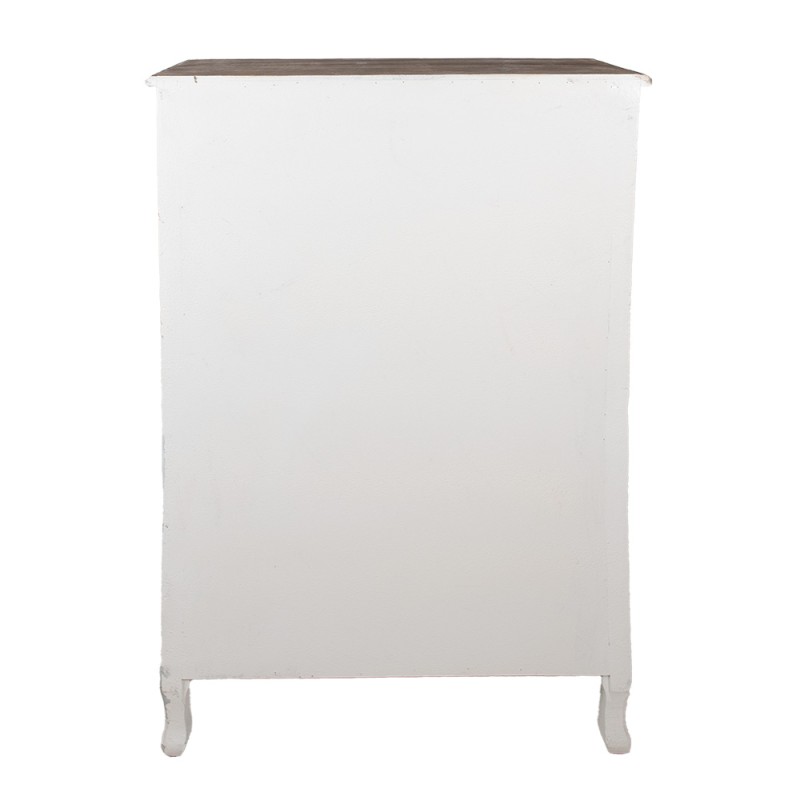 Clayre & Eef Sideboard 79x37x120 cm Beige Holz