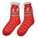 Clayre & Eef Christmas socks one size Red Synthetic