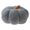 Clayre & Eef Decorative Cushion Pumpkin Ø 28x18 cm Grey Fabric