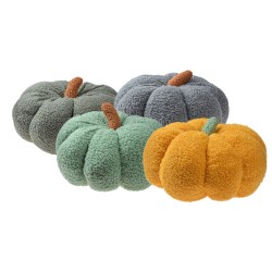 Clayre & Eef Cuscino decorativo Zucca Ø 28x18 cm Verde Tessuto