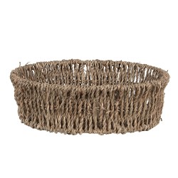 Clayre & Eef Storage Basket Set of 3 Brown Seagrass