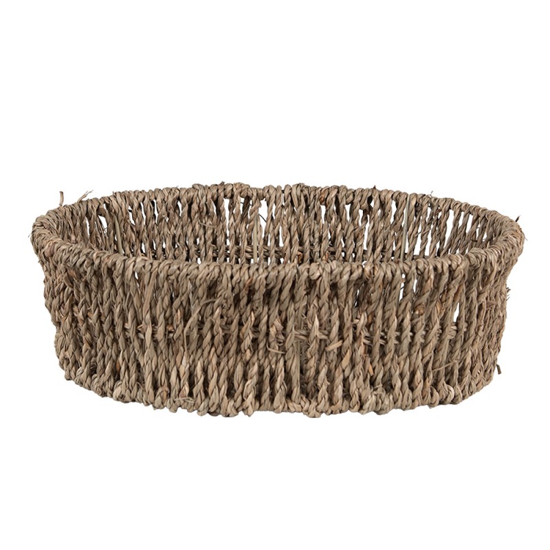 Clayre & Eef Storage Basket Set of 3 Brown Seagrass