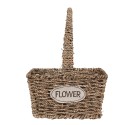 Clayre & Eef Storage Basket Set of 2 Brown Seagrass