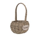 Clayre & Eef Storage Basket Set of 2 Brown Seagrass