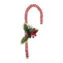 Clayre & Eef Christmas Decoration Candy Cane 30 cm Red Plastic