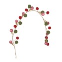 Clayre & Eef Christmas garland 100 cm Red Green Plastic