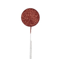 Clayre & Eef Christmas Decoration Lollipop 40 cm Red Plastic