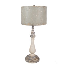 Clayre & Eef Tischlampe Ø 33x75 cm Beige Eisen