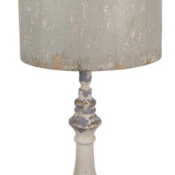 Clayre & Eef Lampe de table Ø 33x75 cm Beige Fer