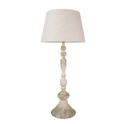 Clayre & Eef Lampe de table Ø 38x88 cm Beige Fer