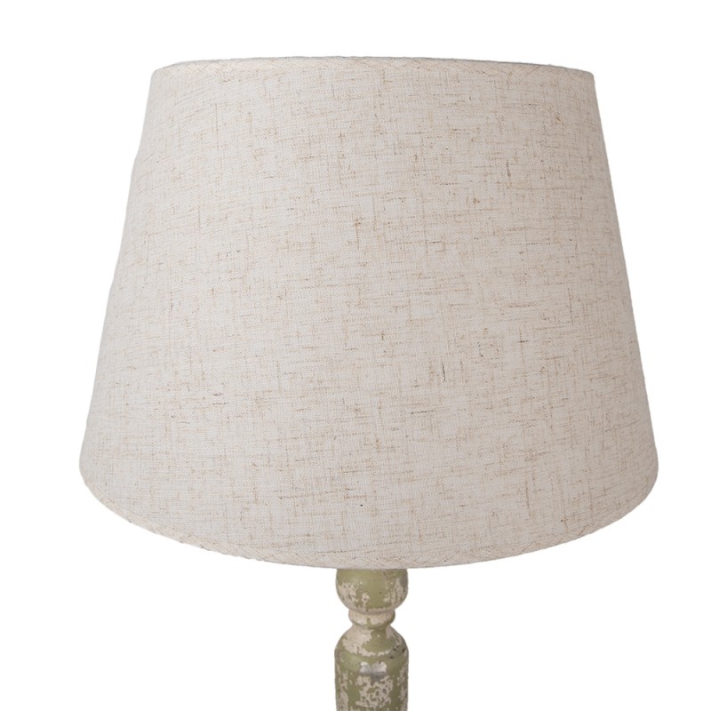 Clayre & Eef Table Lamp Ø 38x88 cm Beige Iron