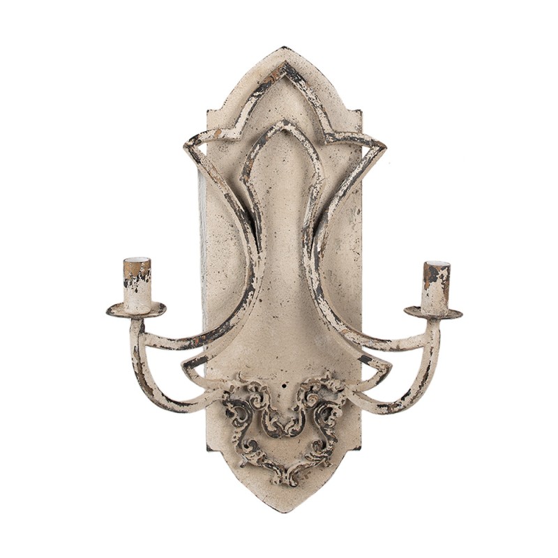 Clayre & Eef Wall Light 41x17x60 cm Beige Iron