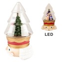 Clayre & Eef Cloche Nutcracker 15x13x24 cm Red Green Plastic Glass