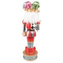 Clayre & Eef Figurine Harlequin 38 cm Red Blue Polyresin