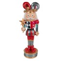 Clayre & Eef Figurine Harlequin 38 cm Red Blue Polyresin