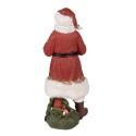 Clayre & Eef Beeld Kerstman 21x18x45 cm Rood Polyresin