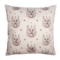 Clayre & Eef Housse de coussin 45x45 cm Beige Polyester Cerf