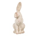 Clayre & Eef Decorative Figurine Rabbit 19x15x35 cm Beige Stone