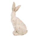 Clayre & Eef Decorative Figurine Rabbit 19x15x35 cm Beige Stone