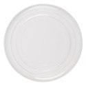 Clayre & Eef Dinerbord  set van 6 stuks  Ø 28 cm Wit Keramiek Rond Eetbord