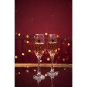 Clayre & Eef Champagneglas  set van 6 stuks  200 ml Glas Hart Wijnglas