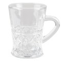 Clayre & Eef Mok  set van 6 stuks  95 ml Glas Rond Koffiemok