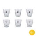 Clayre & Eef Waterglas 200 set van 6 stuks 200 ml Transparant Glas Konijn Drinkbeker