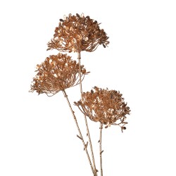 Clayre & Eef Kunstblume 68 cm Goldfarbig Kunststoff