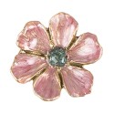 Clayre & Eef Deurknop Bloem Ø 4x3 cm Roze IJzer