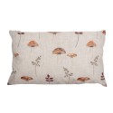 Clayre & Eef Cushion Cover 30x50 cm Beige Polyester Mushrooms