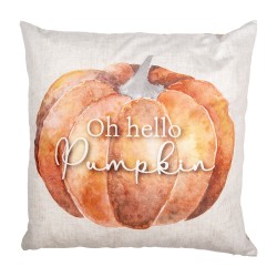 Clayre & Eef Cushion Cover 45x45 cm Beige Polyester Pumpkin