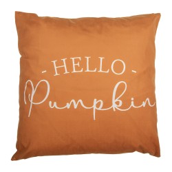 Clayre & Eef Cushion Cover 45x45 cm Beige Polyester Pumpkin