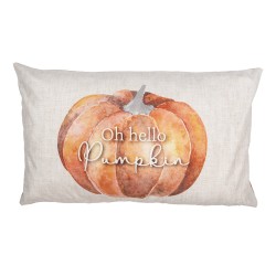 Clayre & Eef Cushion Cover 30x50 cm Beige Polyester Pumpkin