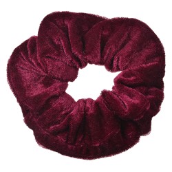 Clayre & Eef Elastico per capelli scrunchie Ø 10 cm Rosso Velluto