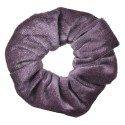 Clayre & Eef Élastique à cheveux scrunchie Ø 10 cm Violet Velours