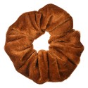 Clayre & Eef Scrunchie Haargummi Ø 10 cm Braun Samt