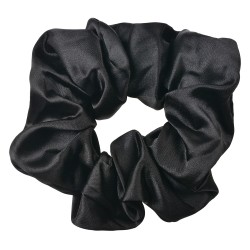 Clayre & Eef Elastico per capelli scrunchie Ø 10 cm Nero Sintetico