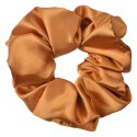 Clayre & Eef Élastique à cheveux scrunchie Ø 10 cm Marron Synthétique