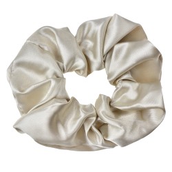 Clayre & Eef Élastique à cheveux scrunchie Ø 10 cm Gris Synthétique