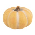 Clayre & Eef Decoration Pumpkin Ø 15x10 cm Yellow Ceramic