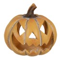 Clayre & Eef Decorazione Zucca 15x14x13 cm Arancione Ceramica