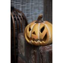 Clayre & Eef Decoration Pumpkin 15x14x13 cm Orange Ceramic