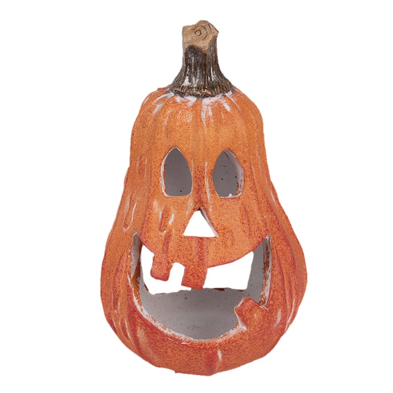 Clayre & Eef Decoration Pumpkin 11x10x18 cm Orange Ceramic