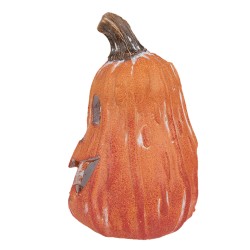 Clayre & Eef Decorazione Zucca 11x10x18 cm Arancione Ceramica