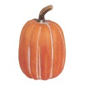 Clayre & Eef Decorazione Zucca Ø 12x17 cm Arancione Ceramica