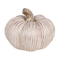 Clayre & Eef Decorazione Zucca Ø 16x13 cm Color oro Ceramica