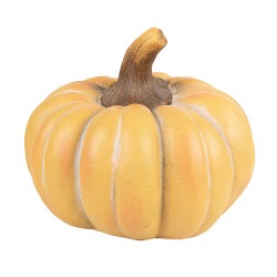 Clayre & Eef Decorazione Zucca Ø 28x23 cm Arancione Plastica