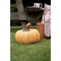 Clayre & Eef Decorazione Zucca Ø 28x23 cm Arancione Plastica