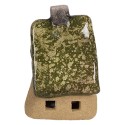 Clayre & Eef Statuetta decorativa Casa 7x6x9 cm Marrone Ceramica